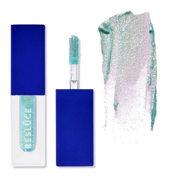 Mint Crystal Duo Chrome Liquid Eyeshadow By Tresluce - Picture 3 of 11